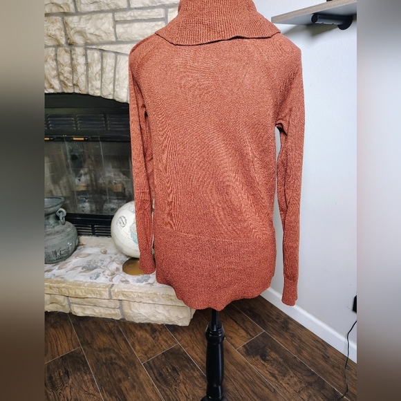Cyrus Warm Cinnamon Cowl Neck Sweater - Picture 2 of 3